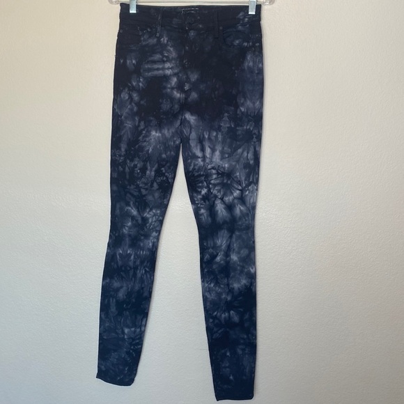 Mother Super Swooner skinny jeans women’s 28 tie dye high waist - Picture 1 of 9